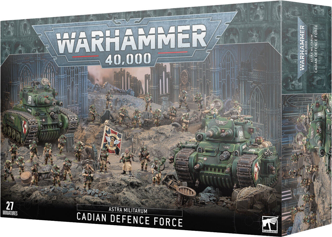 Games Workshop Warhammer 40K - Astra Militarum: Cadian Defence Force Miniatures