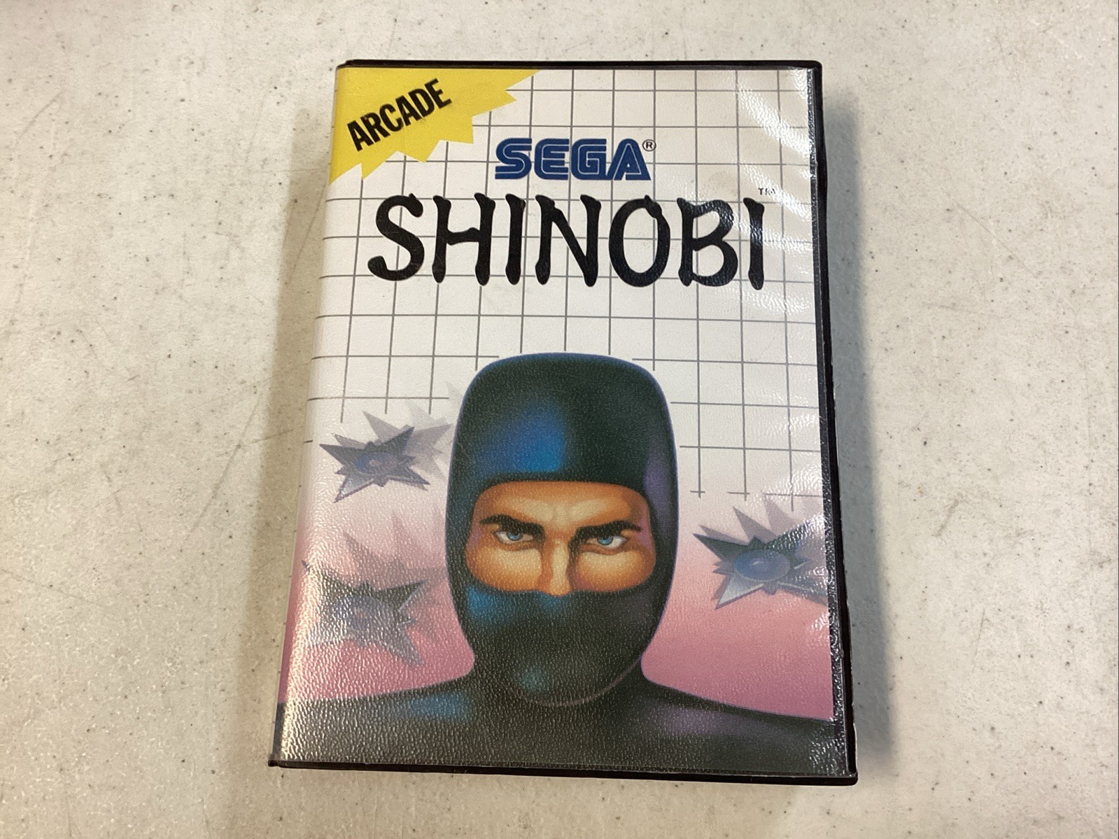 Sega Master System Shinobi 1988 CIB Manual Tested C