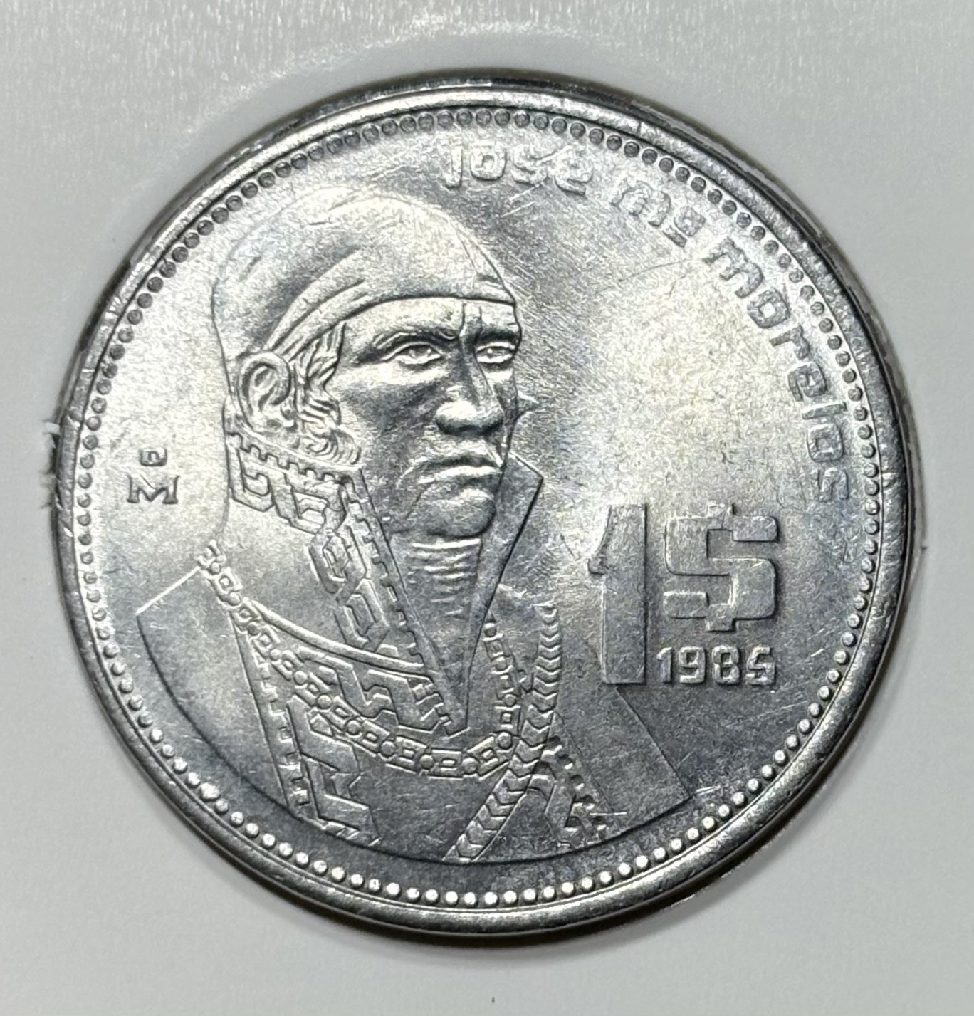 1985 Mexico 1 Peso One