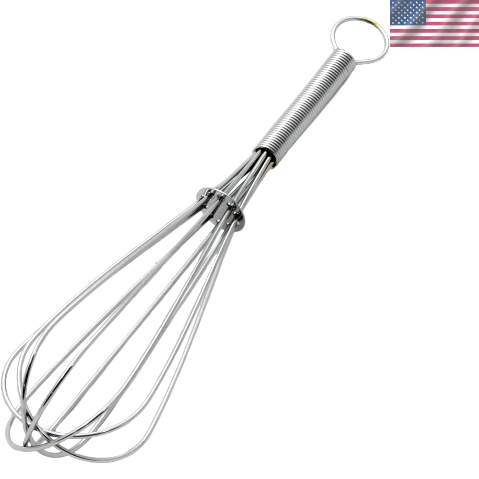 8-Inch Durable Chrome Whisk - A Must-Have for Every Kitchen