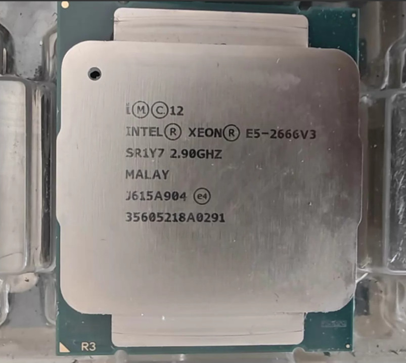 1pcs Intel Xeon E5-2666V3 SR1Y7 2.9GHz 10 Core LGA2011-3 Server CPU