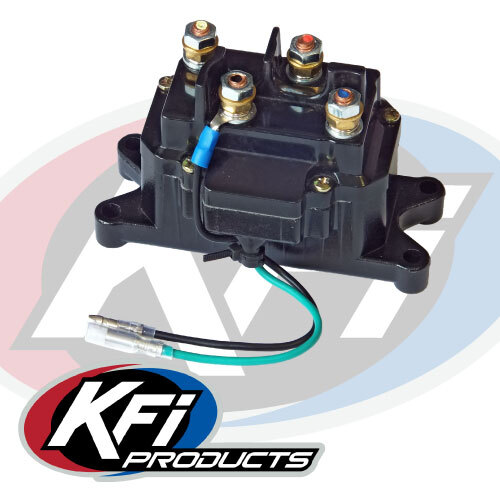 KFI Winch Kit 2500 lb For Polaris Sportsman ETX 2015-2016 (Steel Cable)