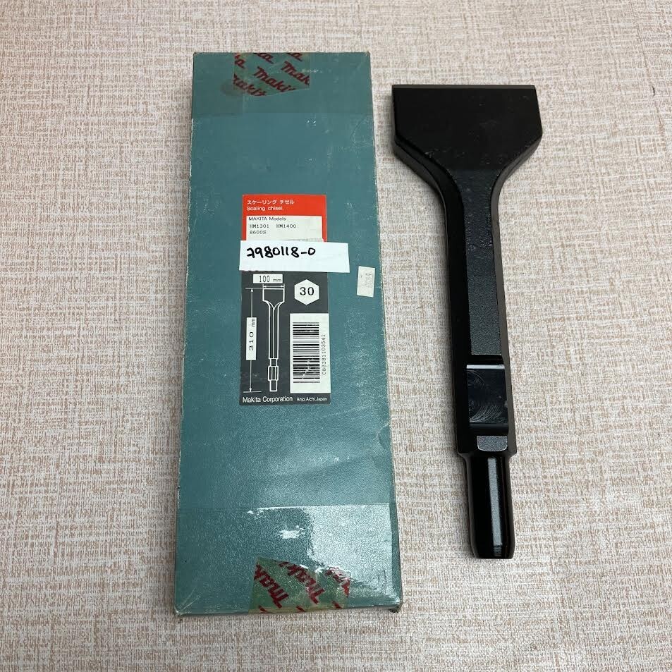 Makita 7980118-0 Scaling Chisel HM1301 HM1400 8600S 100 mm x 310 mm