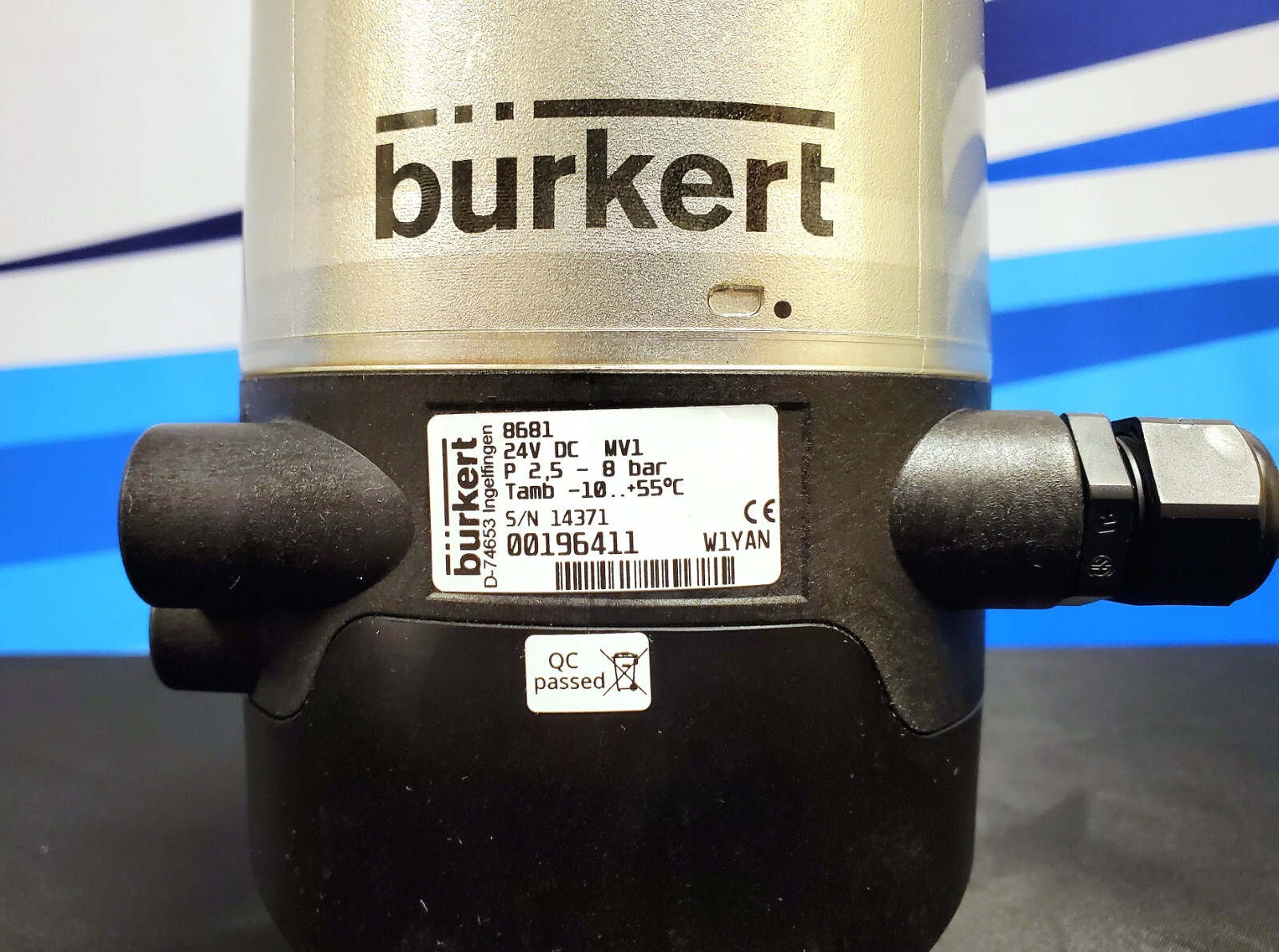 Burkert Control head / Position Indicator - Type 8681 - US Stock: Part# 196411