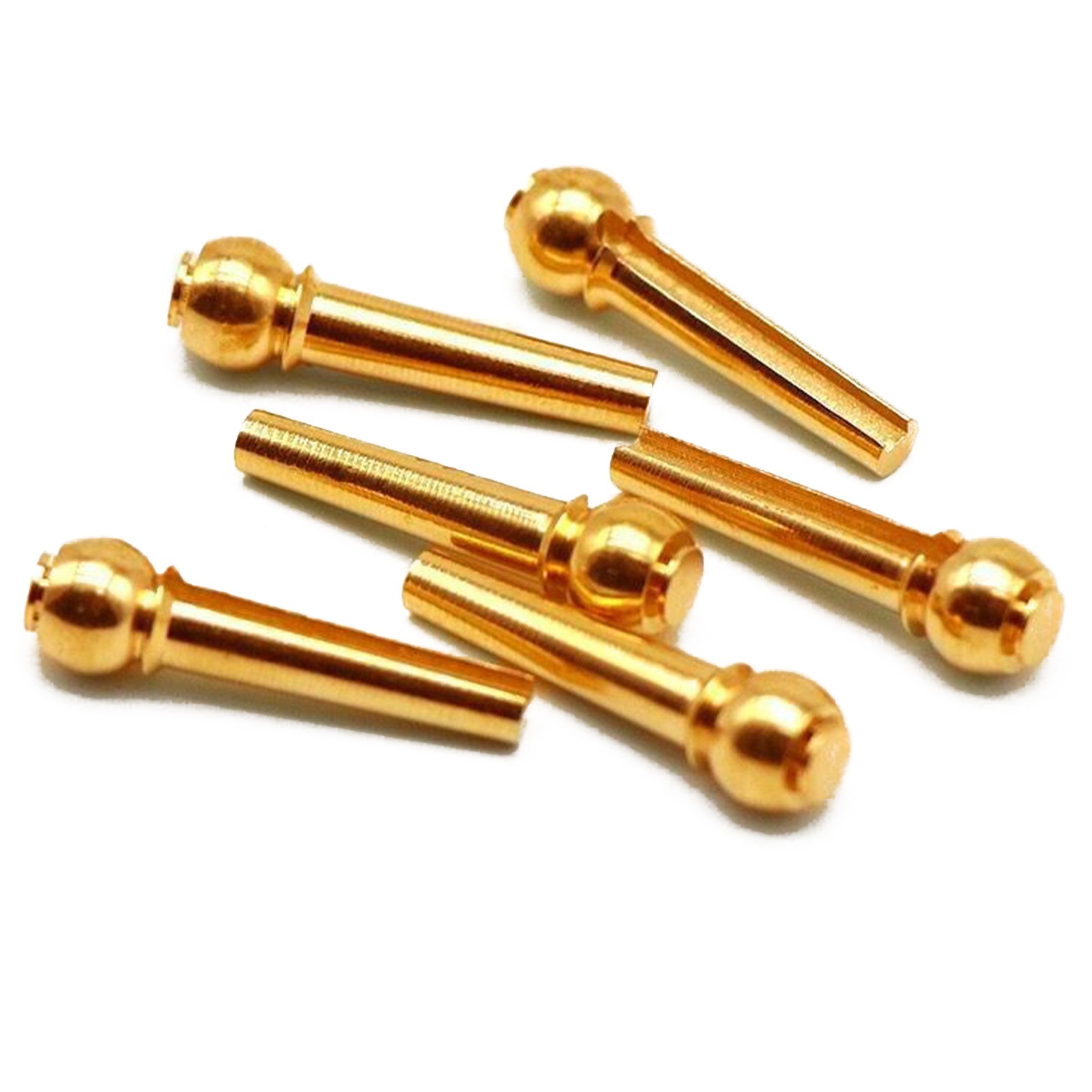 6 Pack Guitar Strings Nail Metal Nails String Cone Fixed Brass Pins Bridge