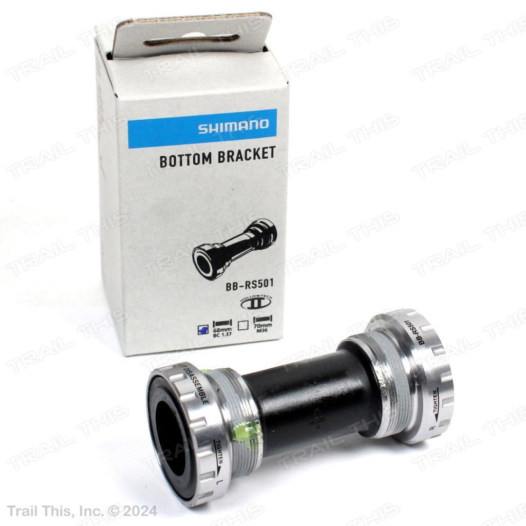 Shimano BB-RS501 68mm English Bottom Bracket Hollowtech II - Silver