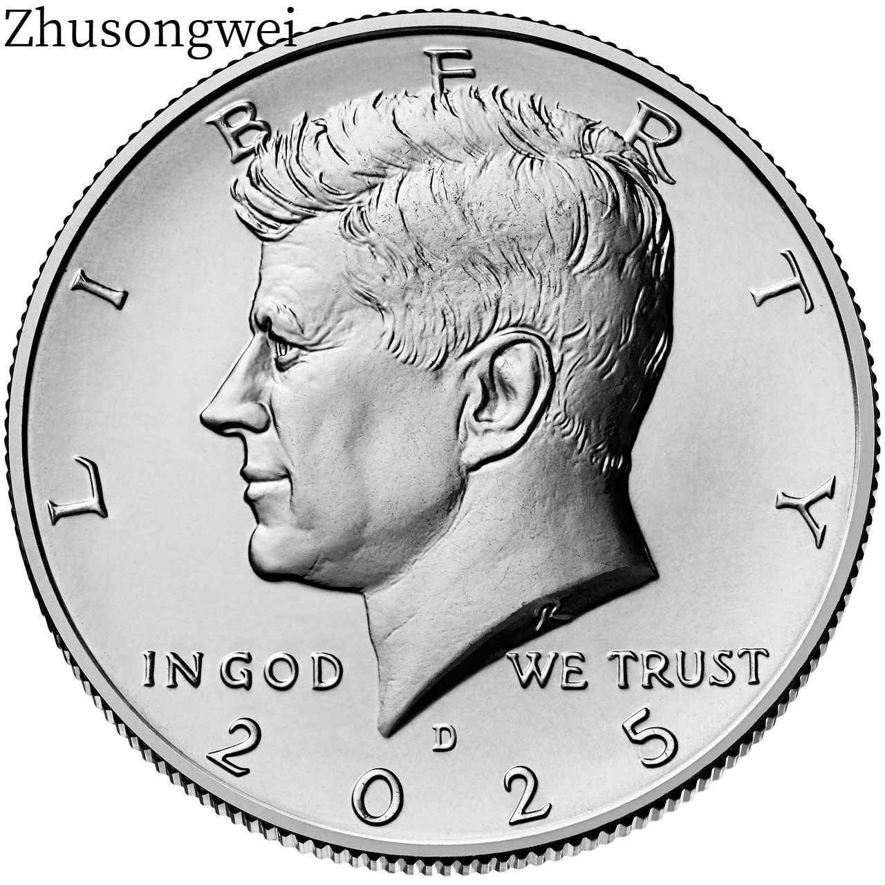 2025 US Half Dollar/50 cents single coin (D) - Free shipping