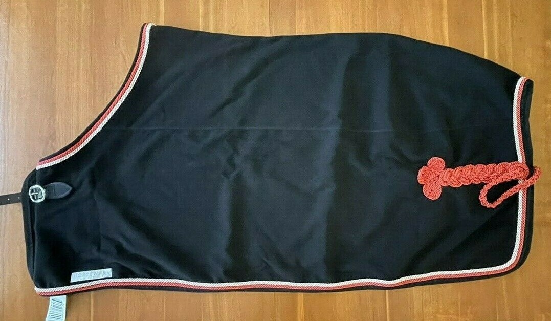 Horseware Rambo Grand Prix Pony Show Cooler Dress Sheet Rug - 57"   BLACK