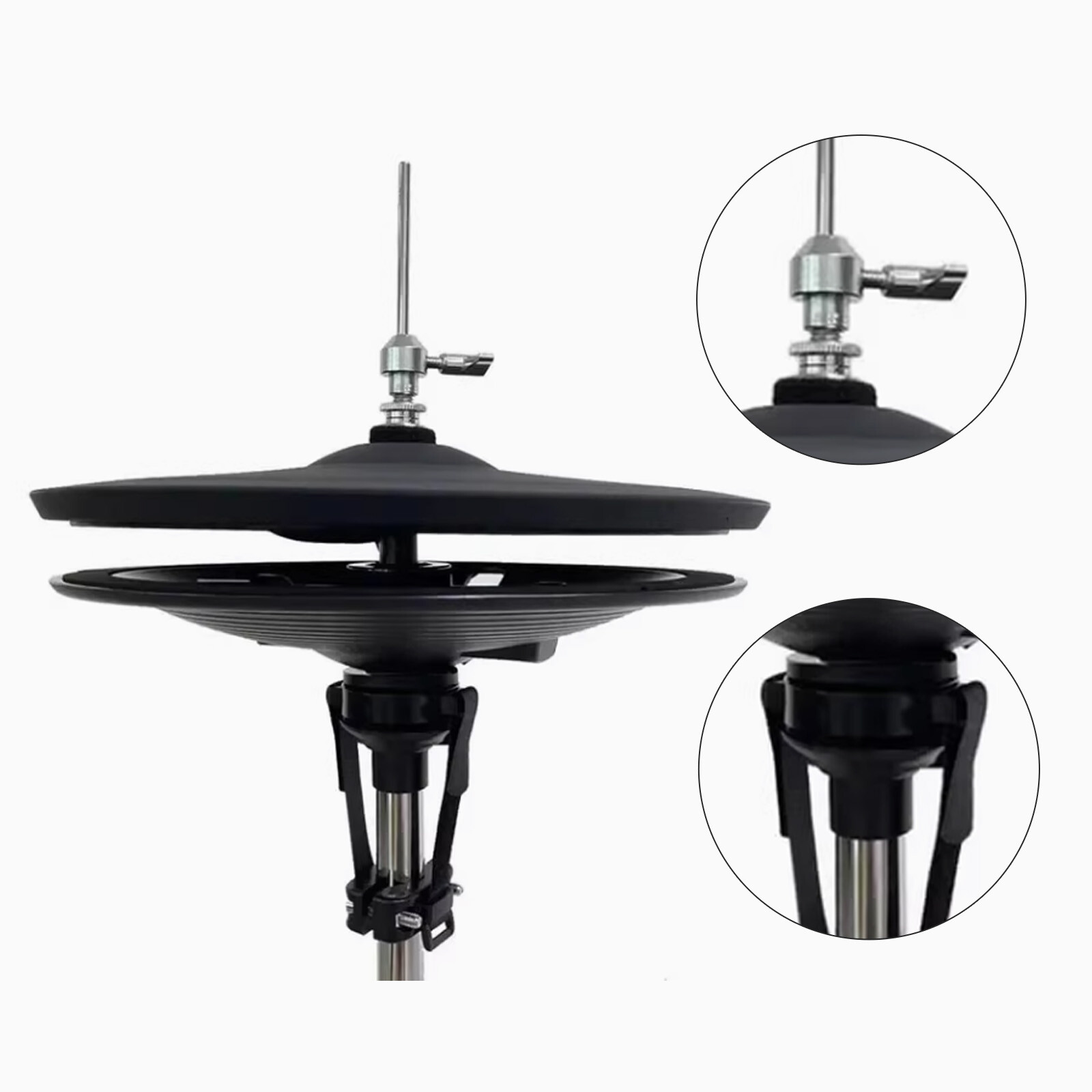 Lemon Drum Cymbal 12" Double Piece Electronic Drum Hihat with Controller