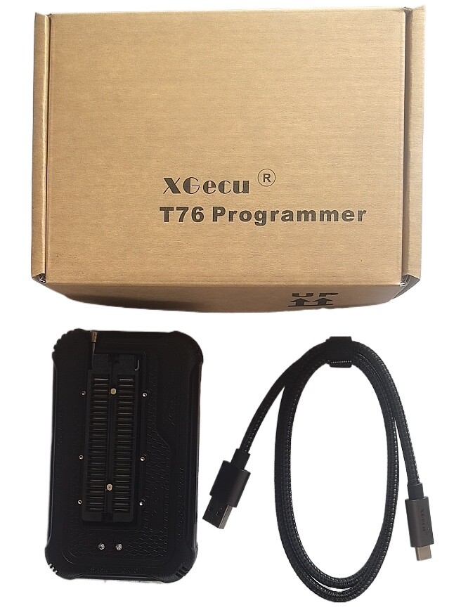 XGecu T76 Programmer Support Eprom EMMC GALCPLD VGA BGA Socket Tester ClipSocket