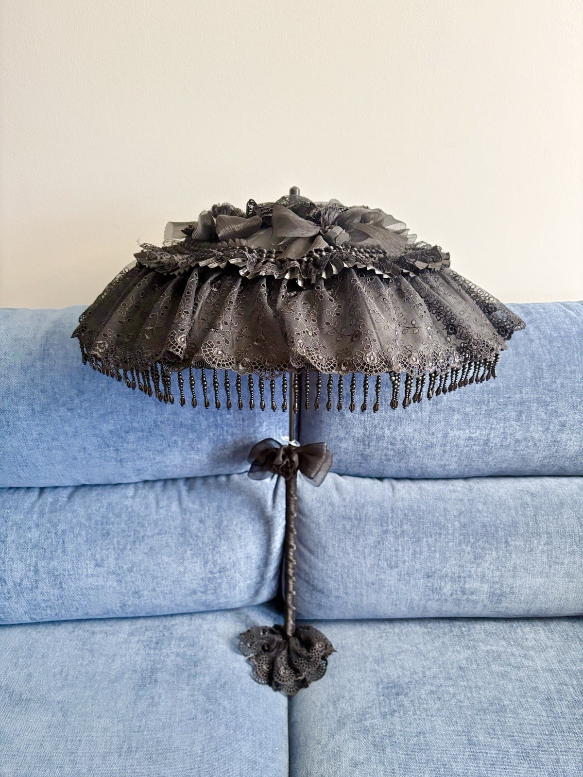 Gothic parasol black lolita umbrella,cosplay umbrella,birthday gift,unique gift