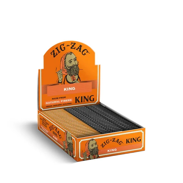 ZIG-ZAG Rolling Papers King Size (24-Pack) with 32 Papers Each Pack