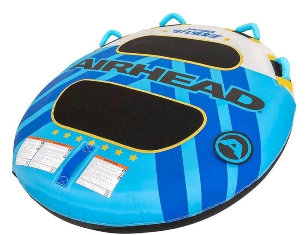 Airhead Air Force Flyer 1-Person Inflatable Towable Boat Tube - AHFL-1646D