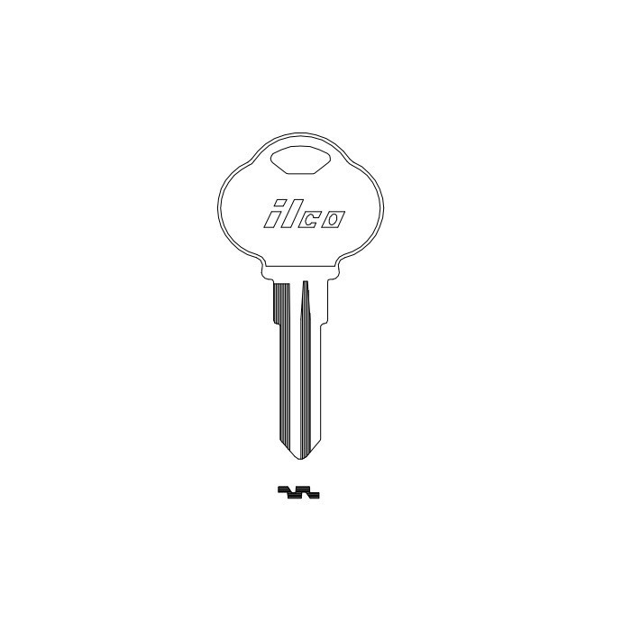 Ilco 1573B/CLB2 Club Key Blank (Pack of 10)