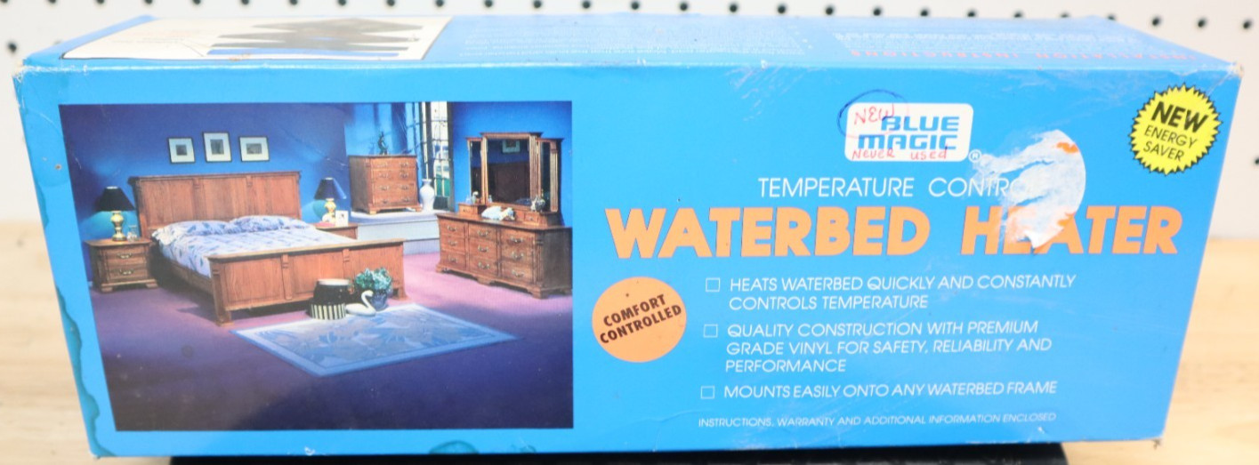 Rare New In Box NIB NOS Blue Magic Waterbed Heater Sealed Never Opened - Sealed
