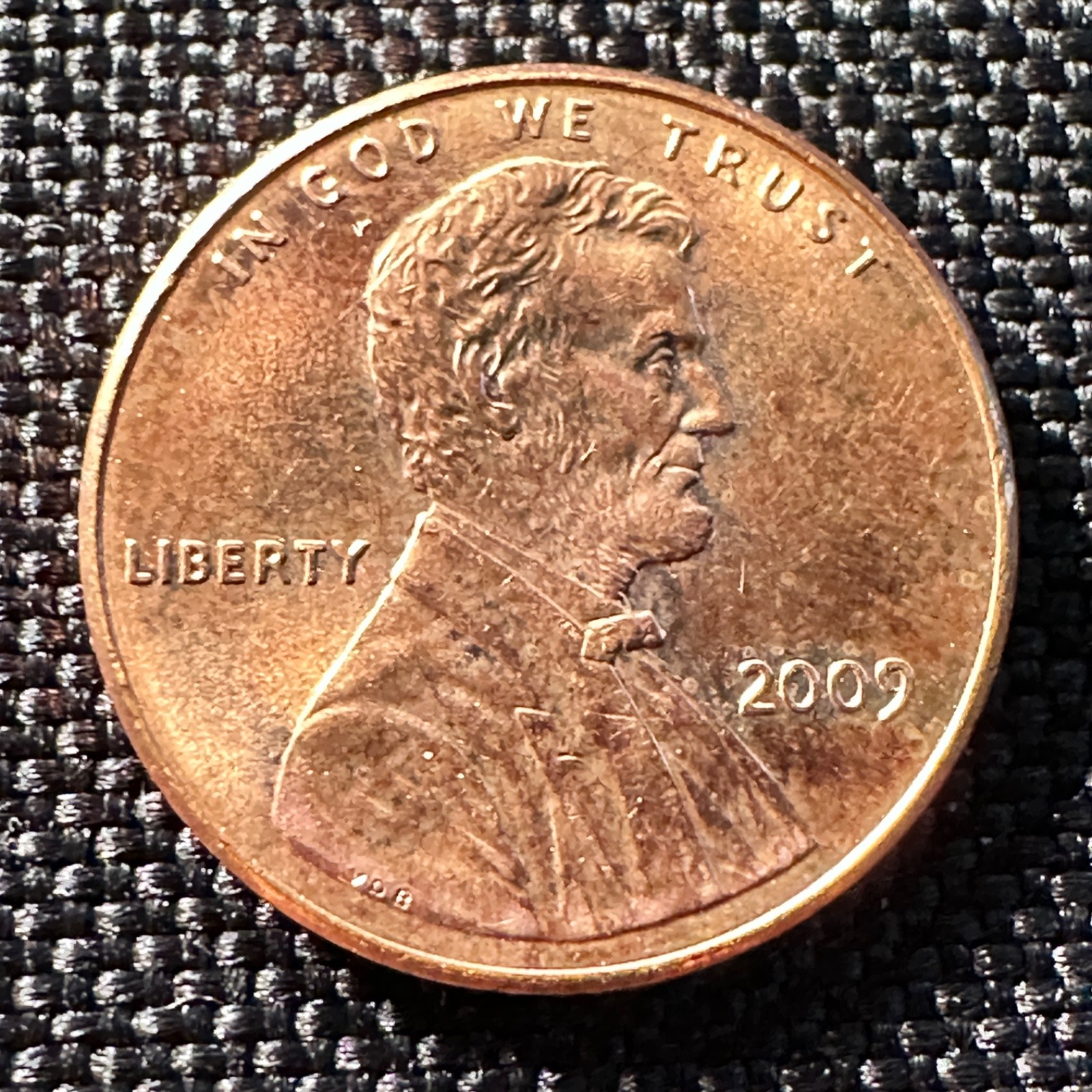 2009 P Lincoln Commemorative Cent Formative Years - BU