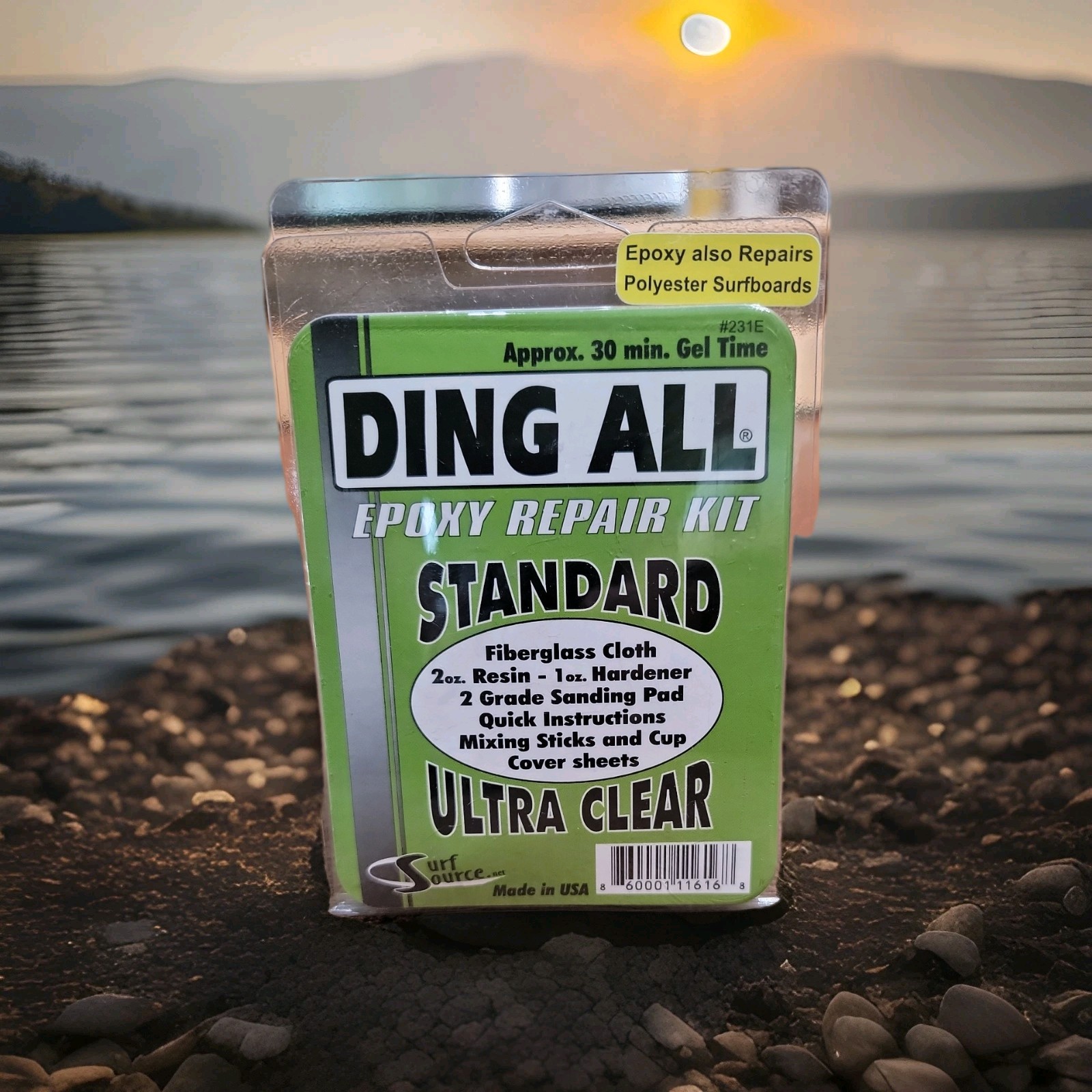 NEW Ding All - Standard Epoxy Repair Kit Surfboard Repair