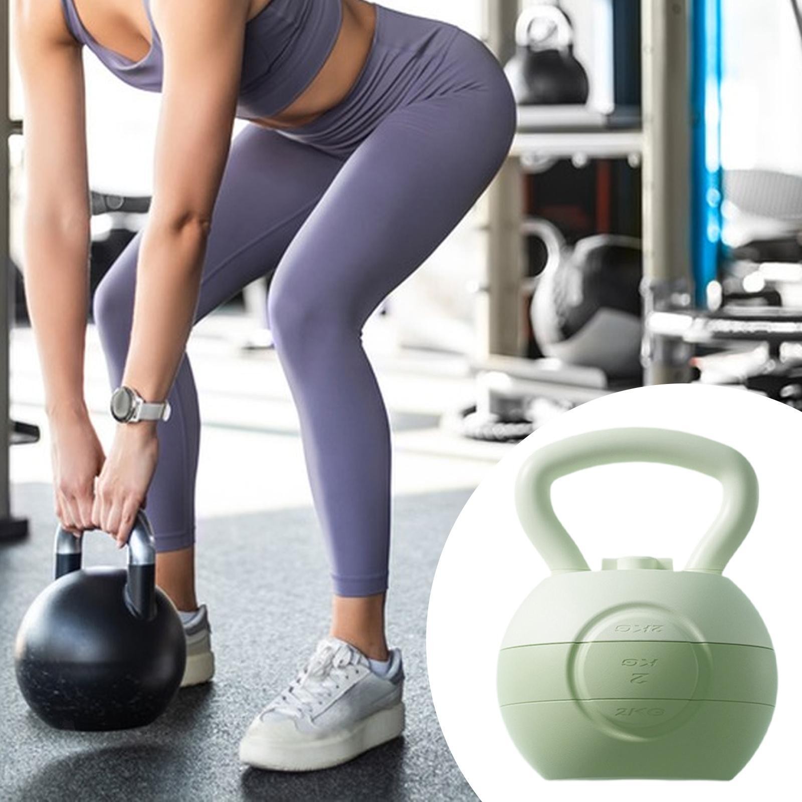 Travel Exercise Water Kettlebell Adjustable Resistance Sturdy PE Material for