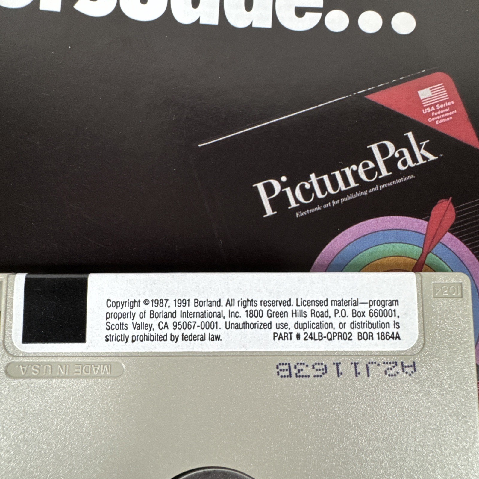 Borland Quattro Proview 3.0 Powerpack 3.5" Floppy Disk