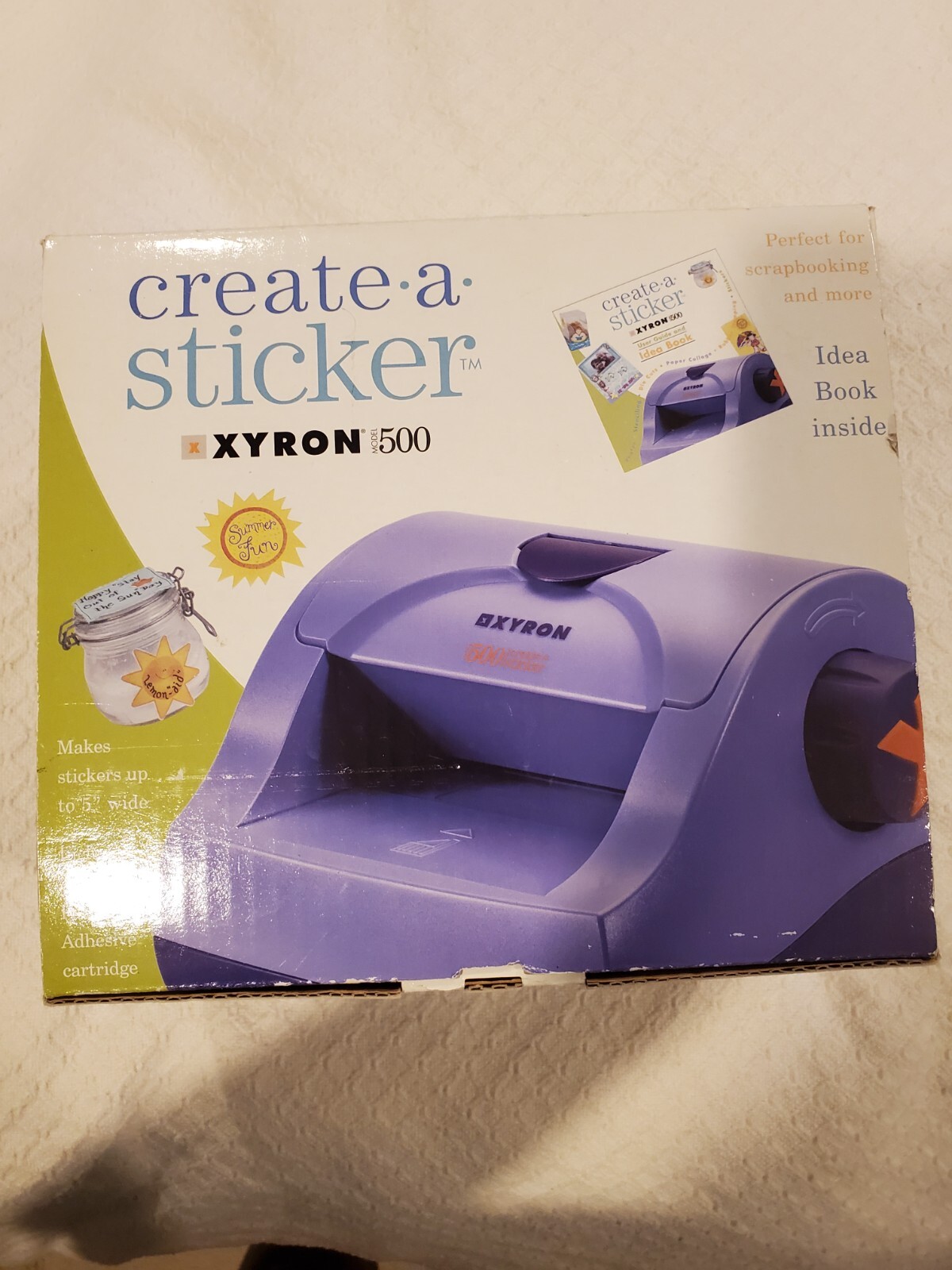 Xyron Model 500 Create a Sticker 5" Sticker Maker and 1 cartridge