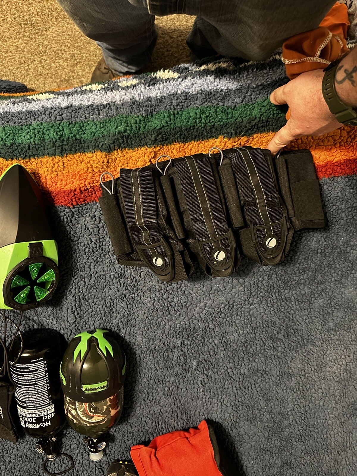 paintball equipment