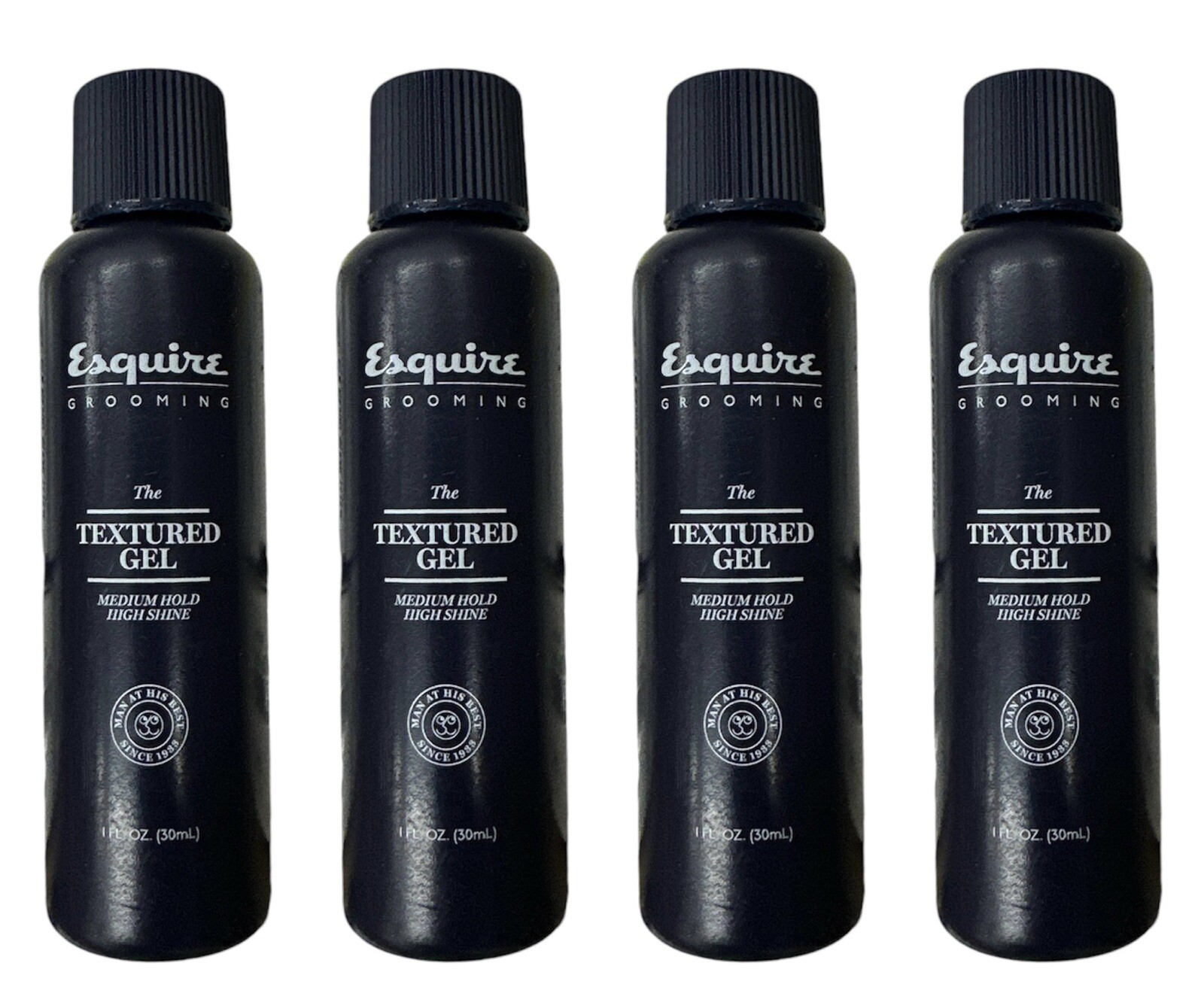 Esquire The Texture Gel Medium Hold High Shine Travel Size 1 fl oz (Pack of 4)