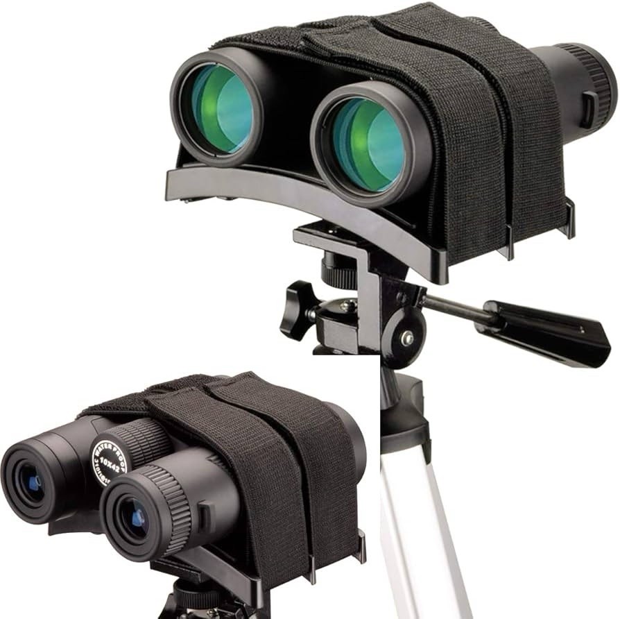 Gosky Binocular Tripod Mount Adapter 1/4-20 Universal Stabilite Metal Holder