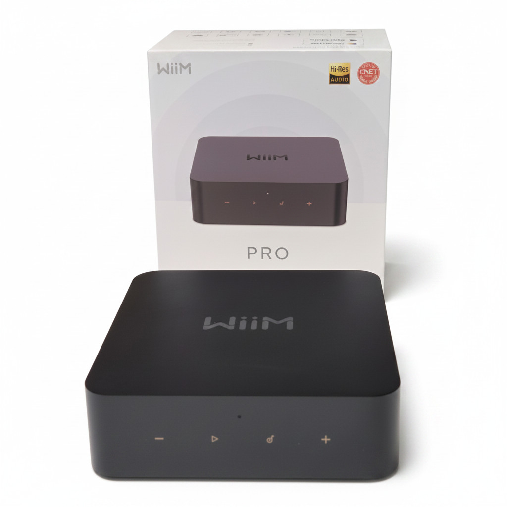 WiiM Pro AirPlay 2 Receiver Google Cast Audio Multiroom Streamer Wi-Fi Bluetooth