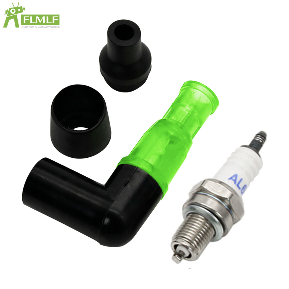 FLMLF Spark Plug Ignition Coil Cover Line Kit for 1/5 HPI Baja LT GOPED 23-71CC