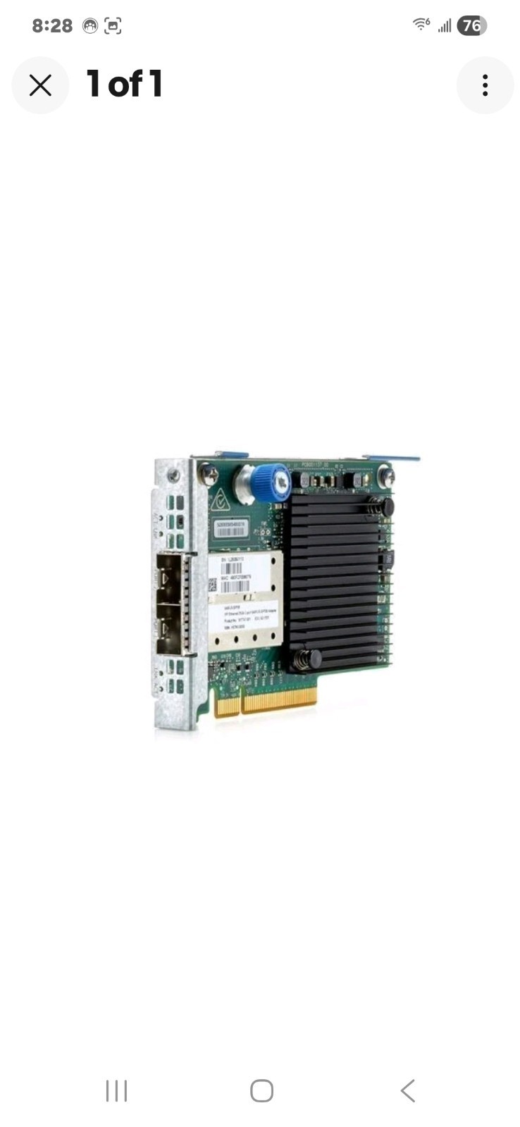 HPE 817749-B21 10/25Gb 2-port 640FLR SFP28 adapter 840139-001 817747-001
