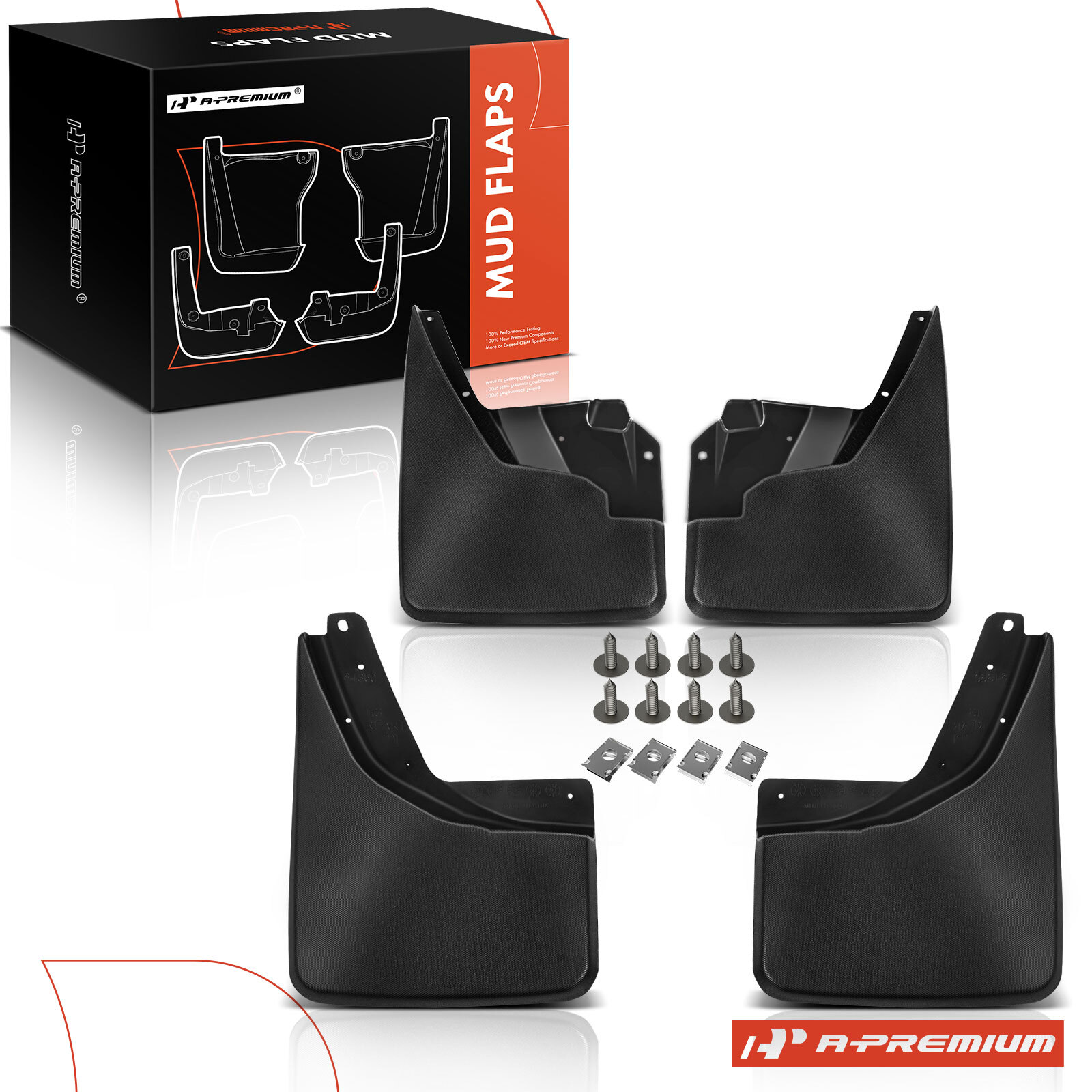 A-Premium 4Pcs Splash Guards Mud Flaps for Hummer H3 2006-2010 Sport Utility