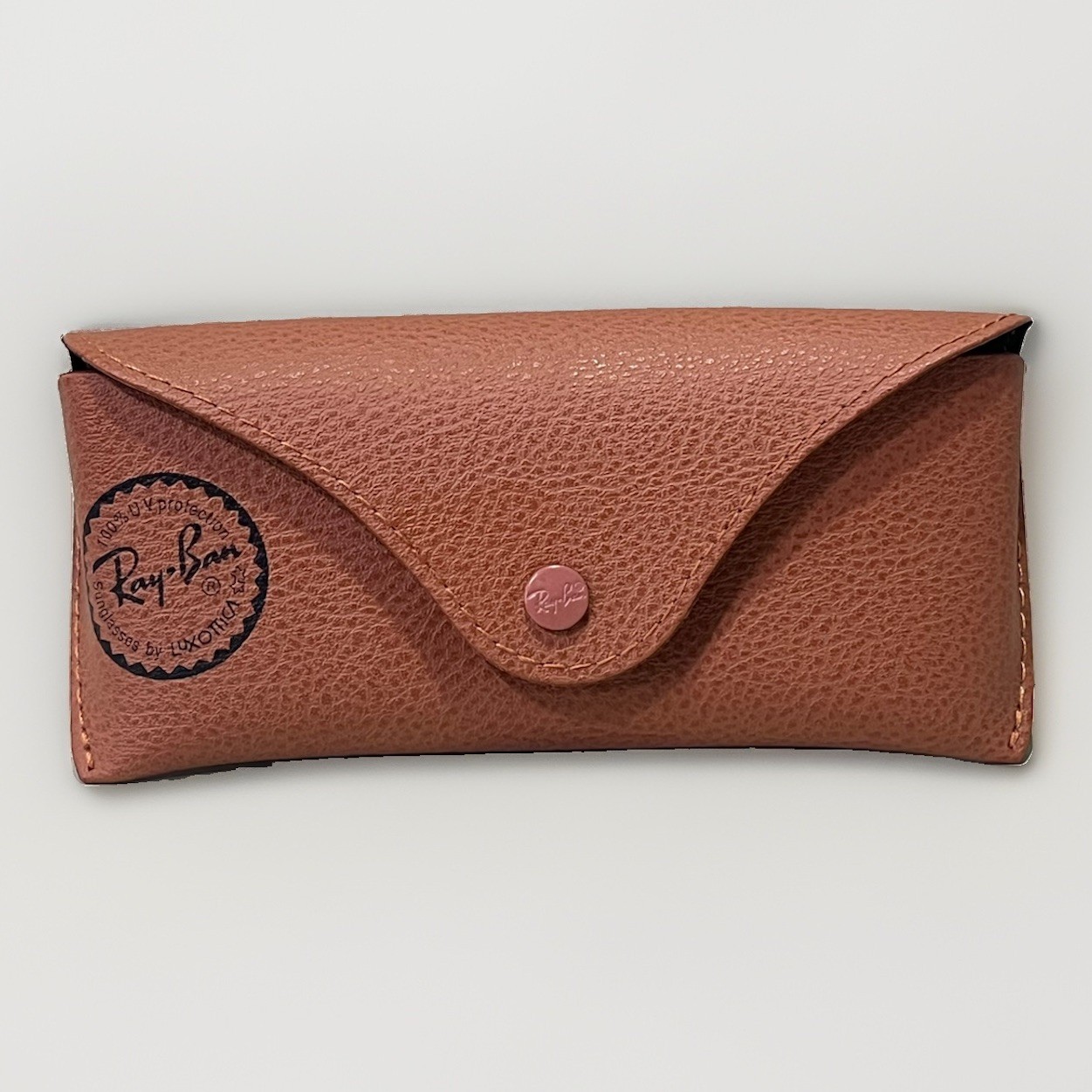 Authentic Ray-Ban Brown Sunglasses Eyeglasses Case Only Original Snap Case