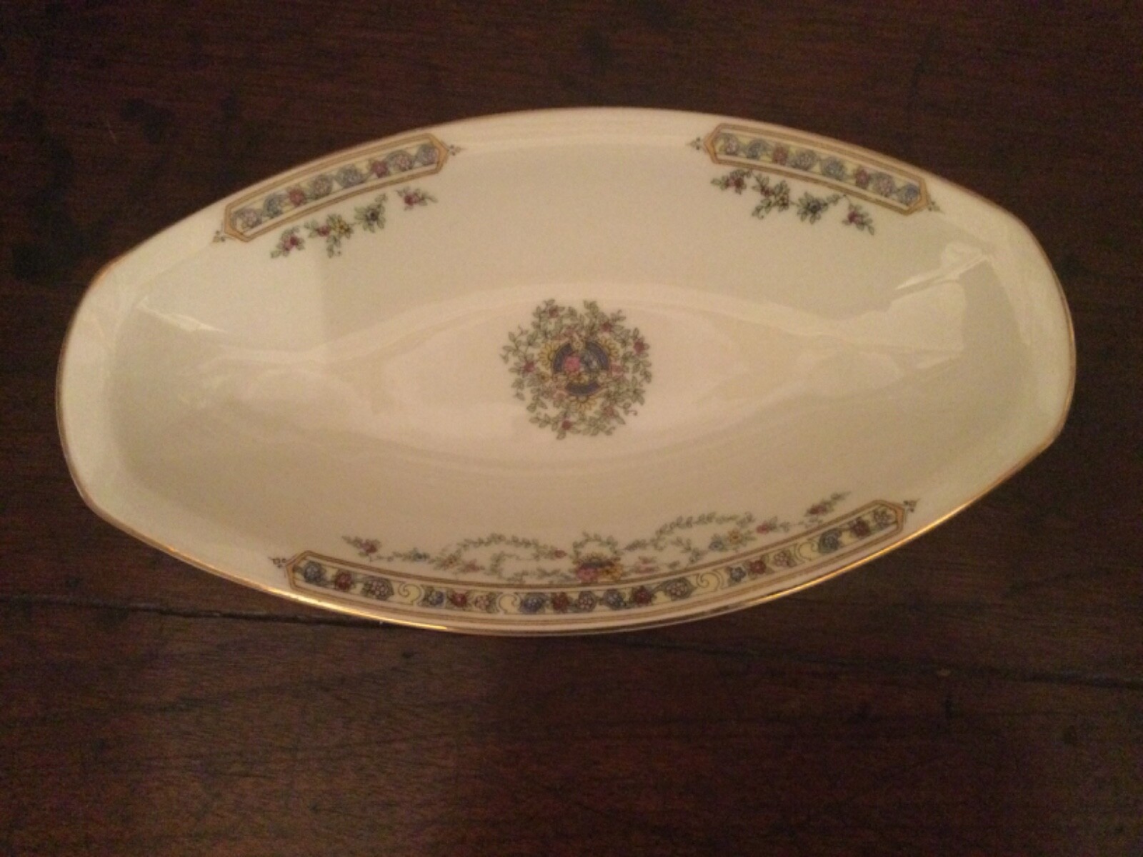 Antique Heinrich & Co H&C HC26 Deco Style China 9 1/2” Relish Dish Germany
