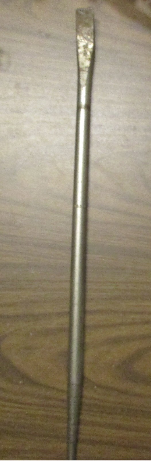 7167 USA 24" Sleaver Bar Pry Bar 1" Flat Head With Blunt Tip