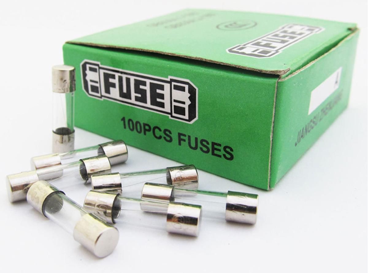 100 Pcs 5x20 Fast Blow Glass Fuse 5mm x 20mm 250V Fast Blow Fuses
