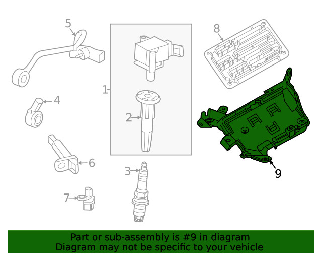 Genuine GM Engine Control Module Bracket 84588899