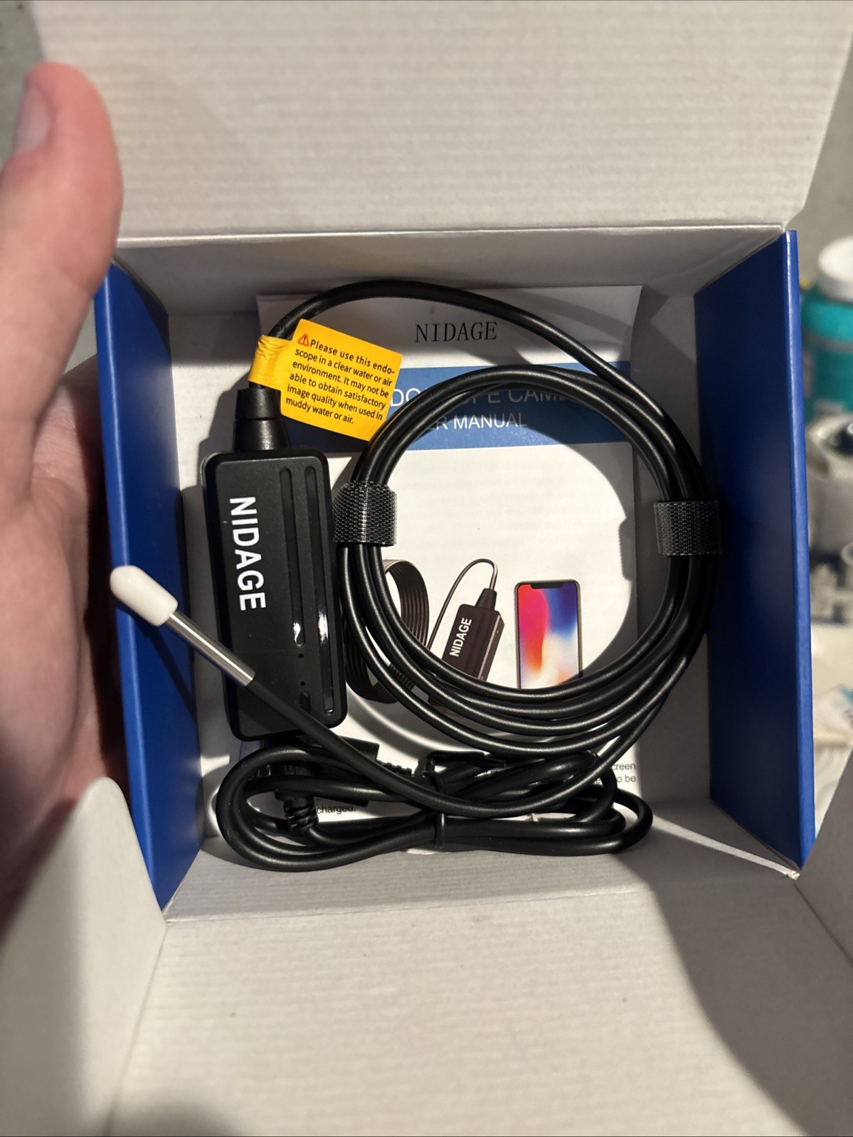 Nidage 3.9mm Industrial Borescope Camera New In Box