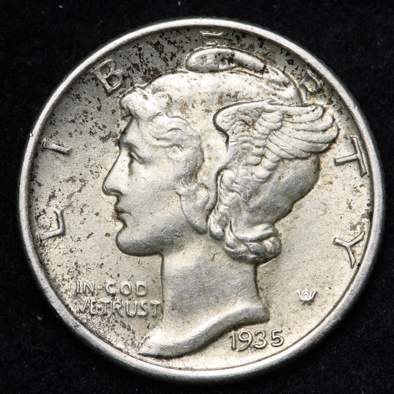 1935 Mercury Silver Dime CHOICE UNC *UNCIRCULATED* MS E258 SSF