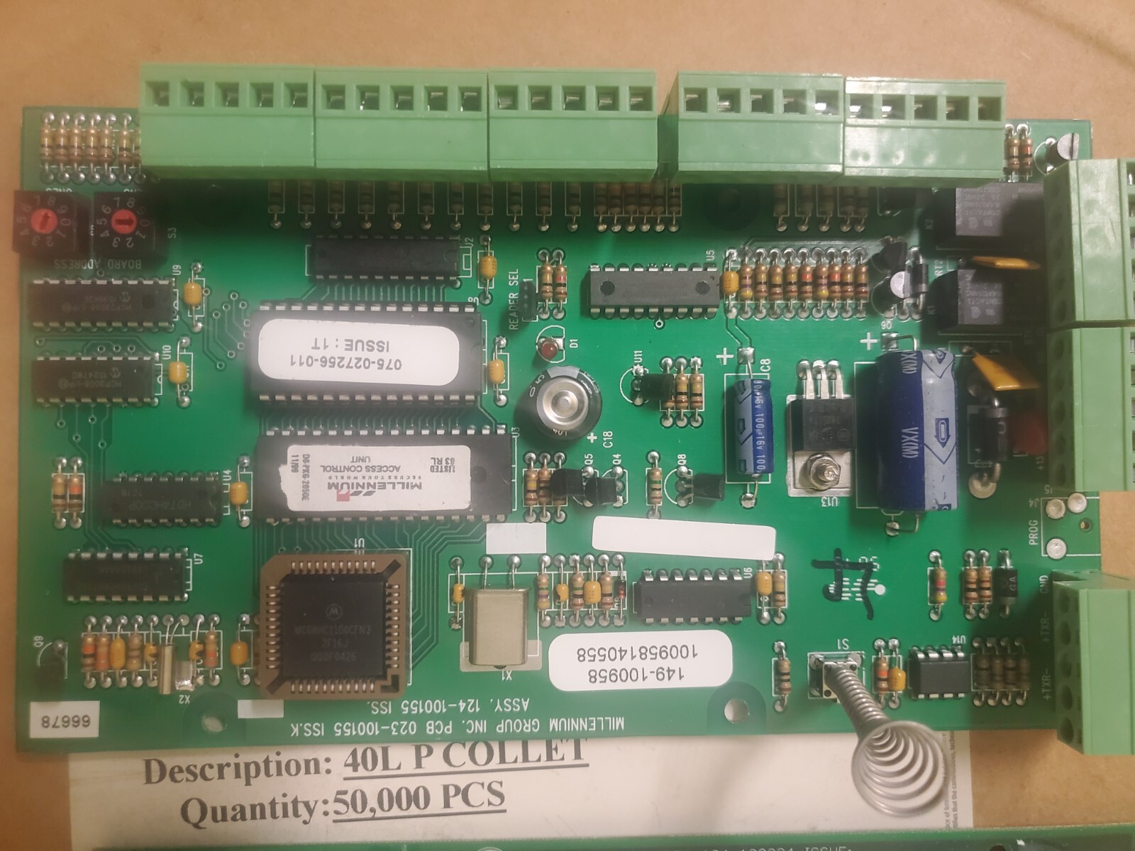 Millennium access control panels