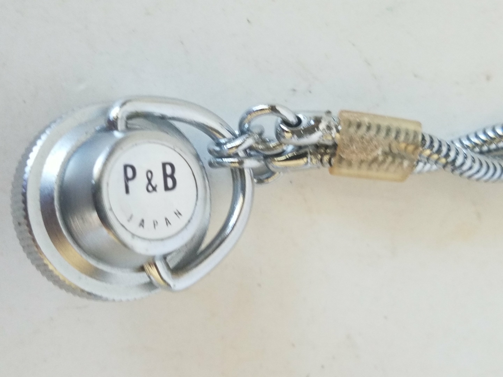 P&B Japan Chain Camera Leash Stainless Snake Screw in
