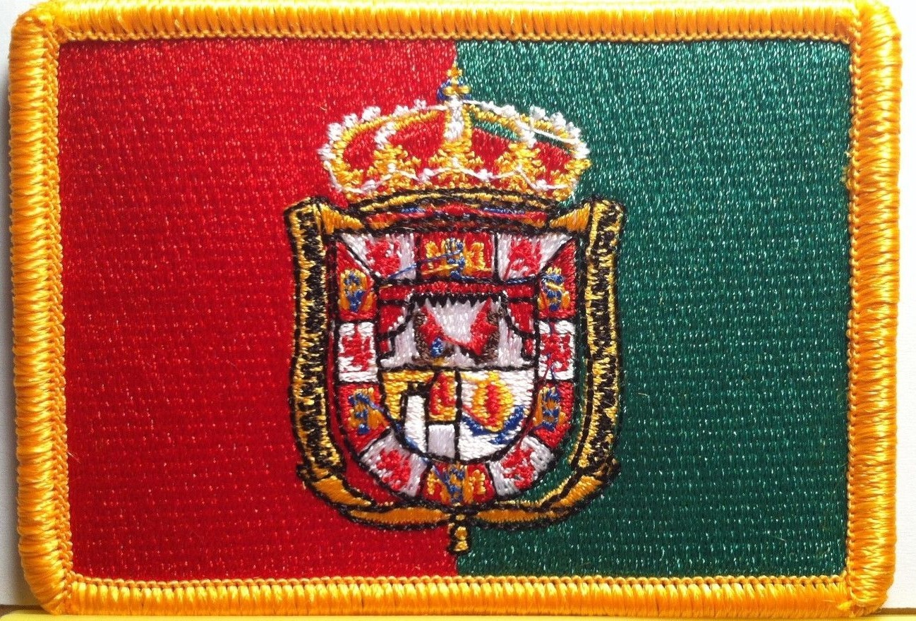 GRANADA SPAIN/ ESPANA  Flag Embroidered Iron-On Patch Emblem  Gold Border