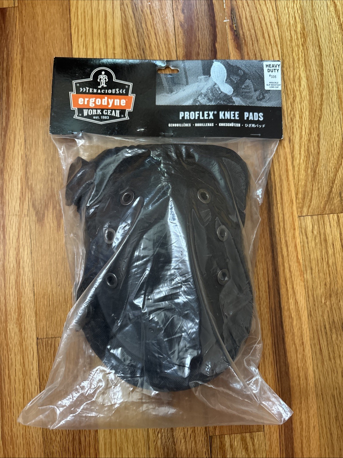 Ergodyne Proflex #335 Knee & Elbow Pads ONE PAIR - Black NEW