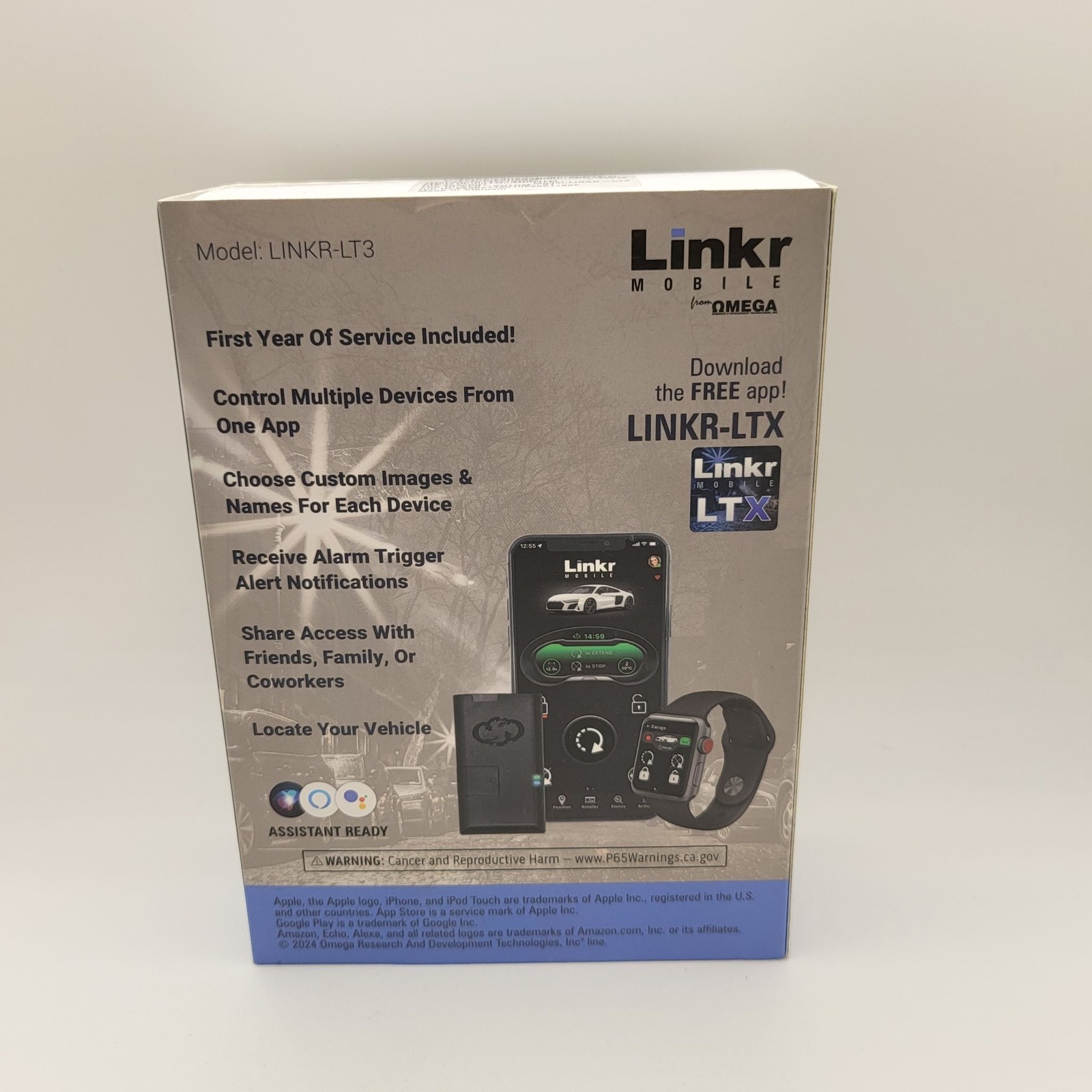 Omega LINKRLT3 LINKr Mobile SmartPhone Remote Start App iPhone & Android