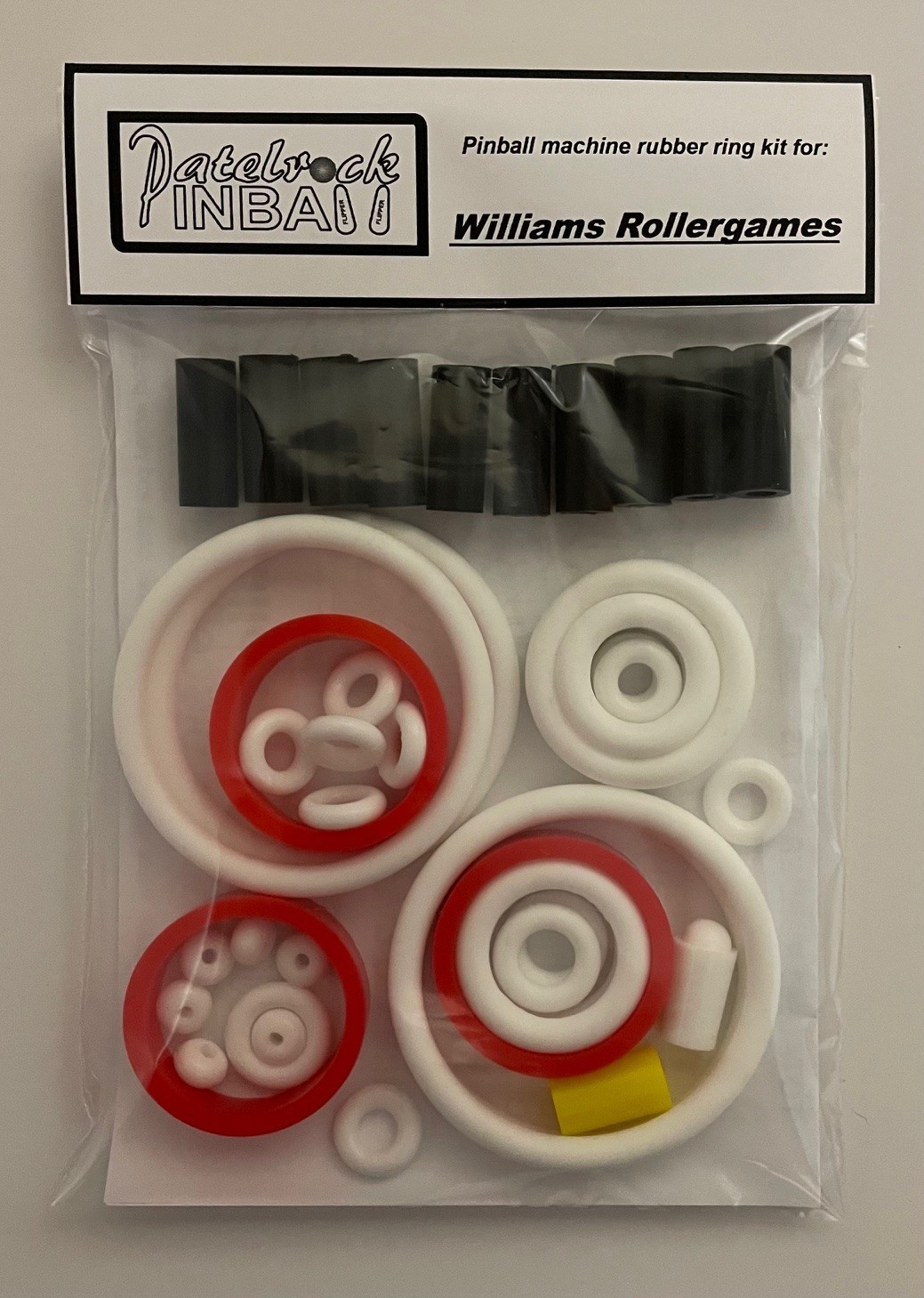 1990 Williams Rollergames / Roller Games Pinball Machine Rubber Ring Kit