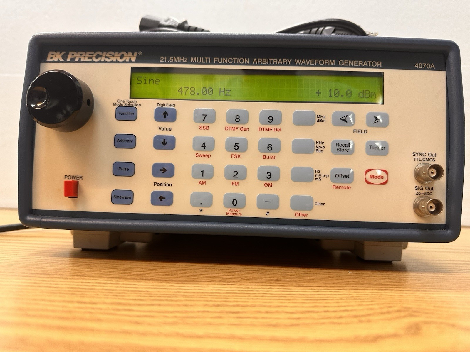 BR 4070A precision 21.5 MHz multi function arbitrary waveform generator