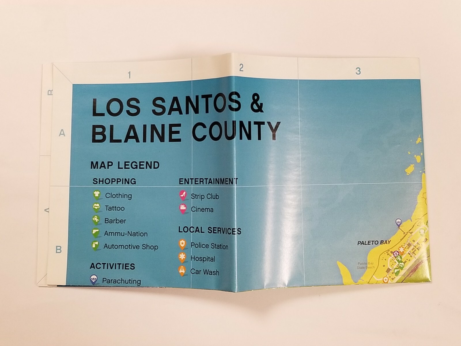 Grand Theft Auto 5 GTA V Los Santos Map ONLY!! (XBOX ONE X1) *NO GAME*