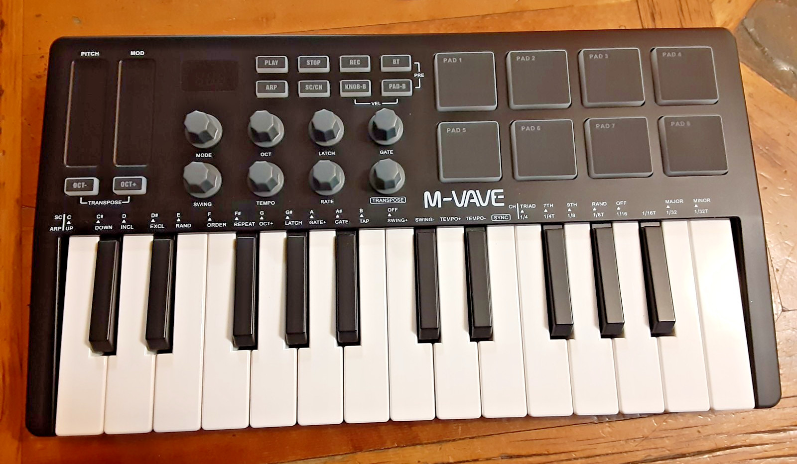 PreSonus ATOM MIDI Pad Controller & M-Vave SMK-25 Keyboard MIDI Controller