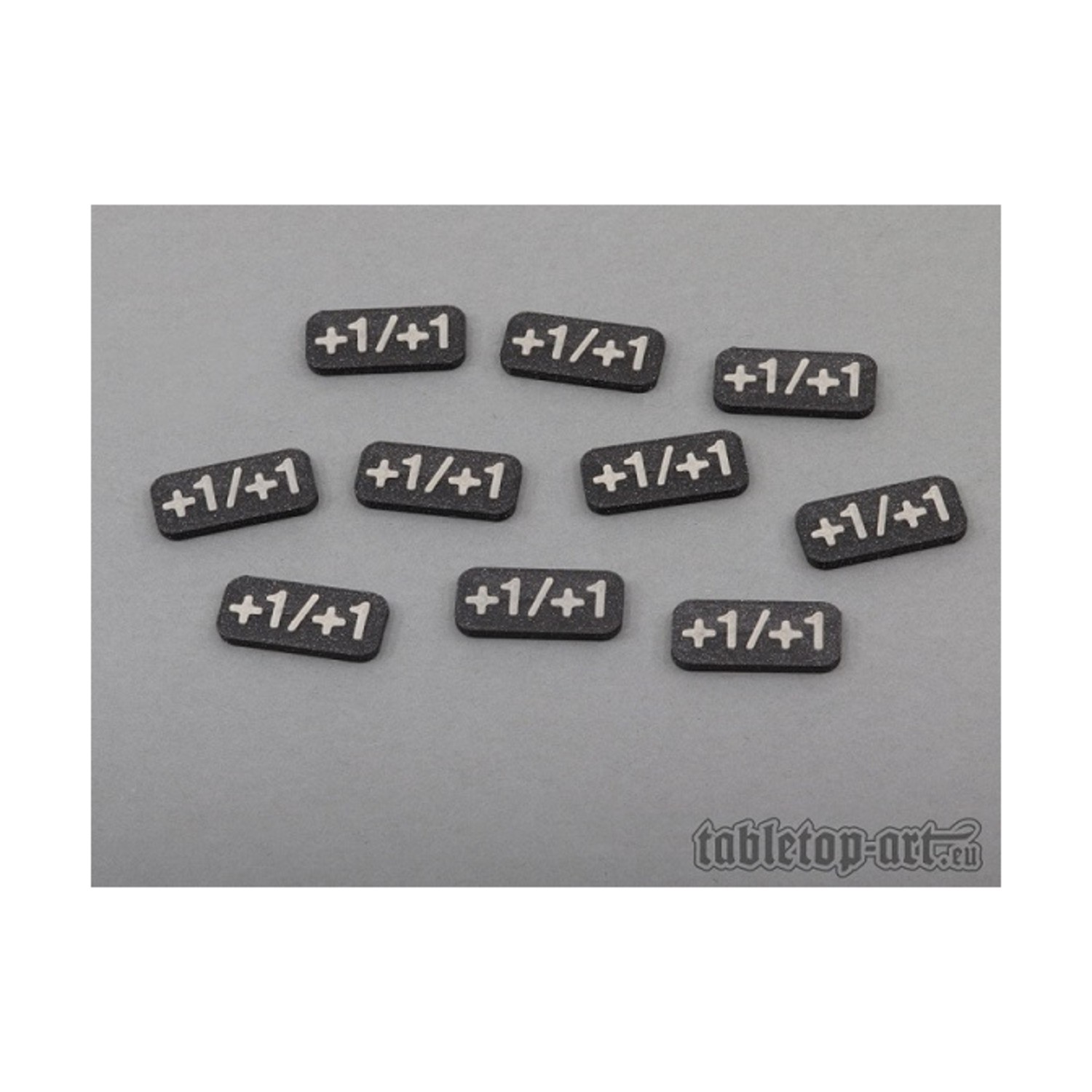 Tabletop Art Mini Accessory +1/+1 Counters - Black Glitter New