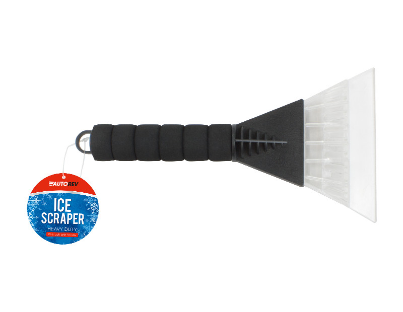 Black Heavy Duty Ice Scraper Remove Tough & Durable Ice Snow from Any Window