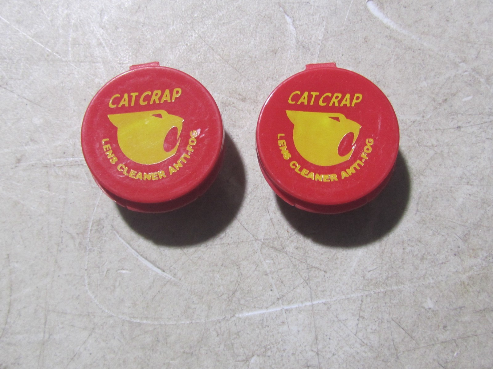 Lot Of 2 EK CAT CRAP Anti-Fog Lens Cleaner 1/2-Ounce  USA
